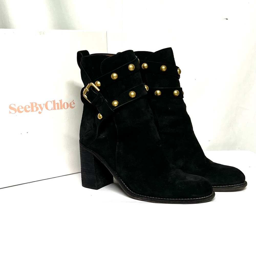 - See by Chloe suede boots